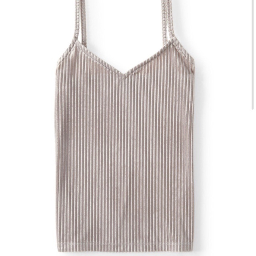 Aeropostale Velvet Ribbed Tank